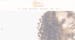 Desktop Screenshot of le-graindebeaute.fr